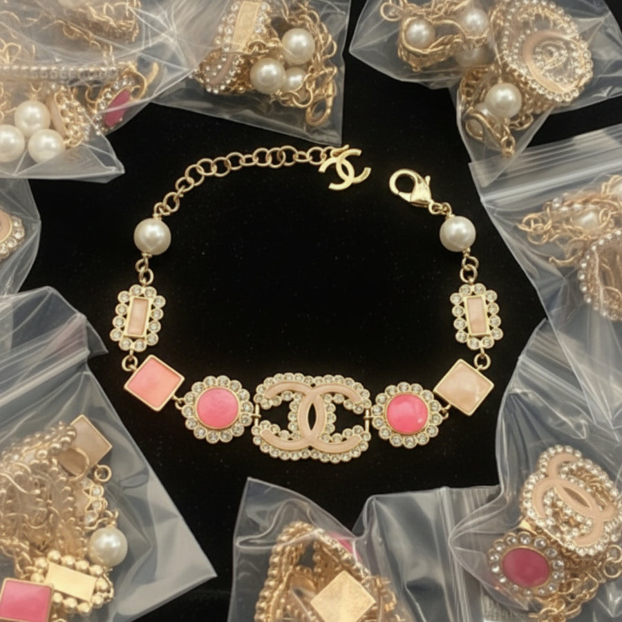 CC pretty in pink bracelet.         *available on pre-order only*